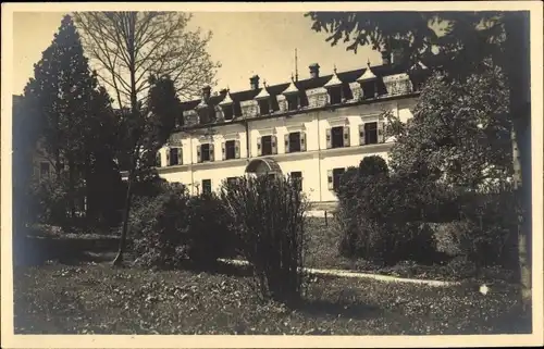 Foto Ak Bad Kohlgrub in Oberbayern, Teilansicht, Gebäude