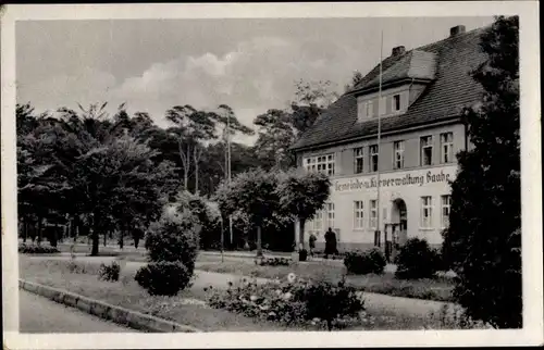 Ak Ostseebad Baabe auf Rügen, Gemeindeverwaltung