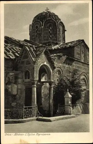 Ak Athen Griechenland, Kapnicarea Kirche