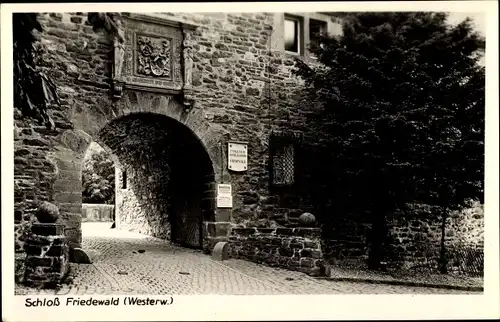 Ak Friedewald im Westerwald Rheinland Pfalz, Schloss Friedewald