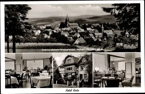 Ak Gebhardshain im Westerwald, Hotel Kaus, Innenansichten