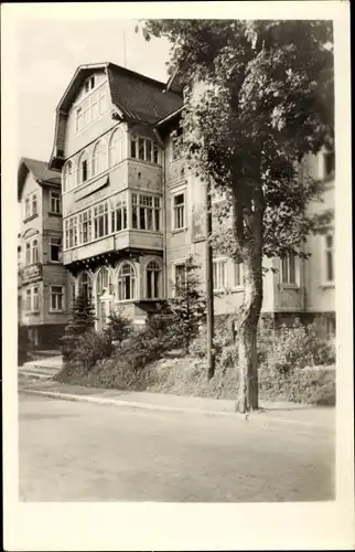 Ak Oberhof im Thüringer Wald, Stadtpartie