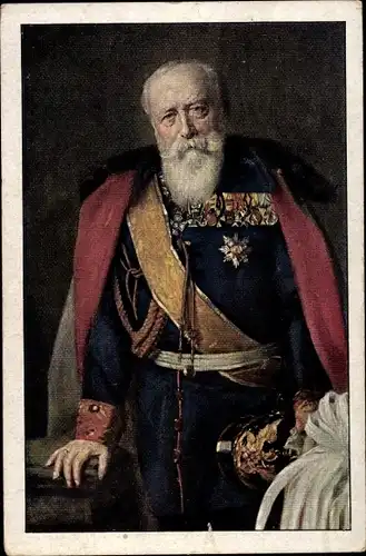 Künstler Ak Propheter, Otto, Großherzog Friedrich von Baden, Portrait