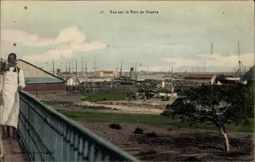 Ak Senegal, Vue sur le Port de Guerre