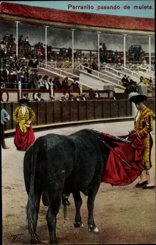 Ak Perranito pasando de muleta, Torero, Matador, Stier