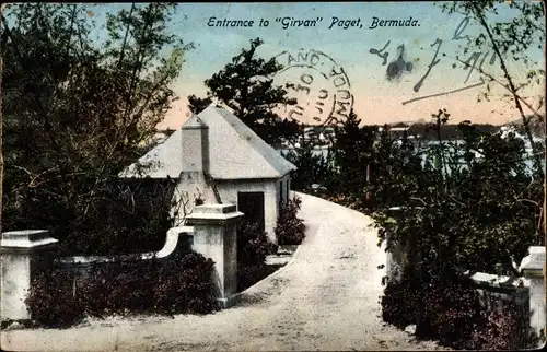 Ak Paget Bermuda, Entrance to Girvan