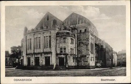 Ak Osnabrück in Niedersachsen, Stadttheater