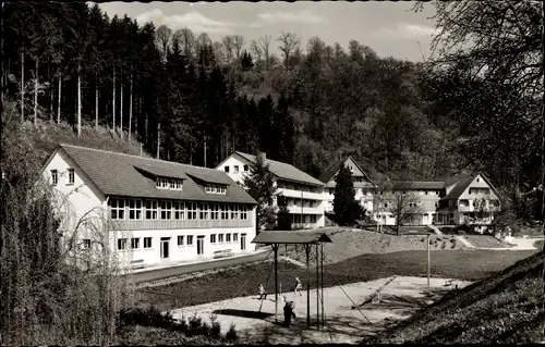 Ak Wildberg im Schwarzwald, Haus Saron, Schaukel