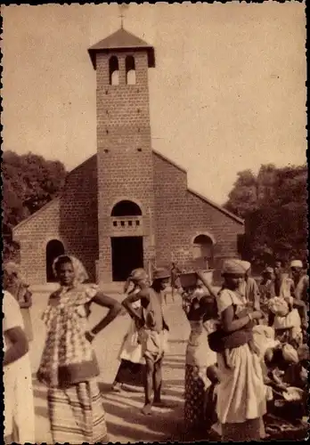 Ak Kindia Guinea, Place de l'Eglise