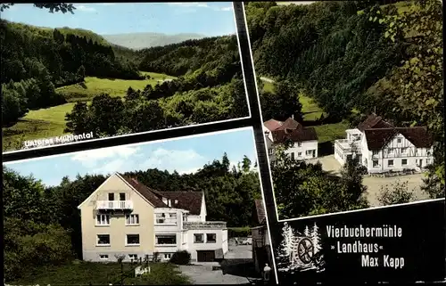 Ak Bei Waldbröl im Oberbergischen Kreis, Vierbuchermühle Landhaus
