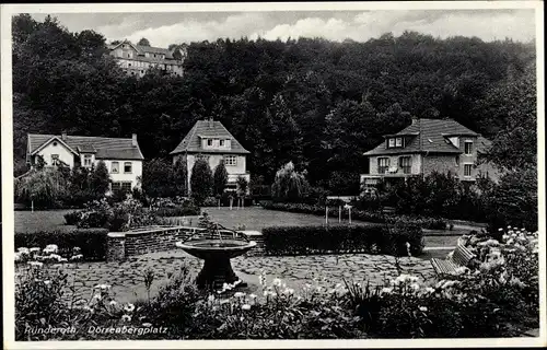 Ak Ründeroth im Oberbergischen Kreis, Dörrenbergplatz