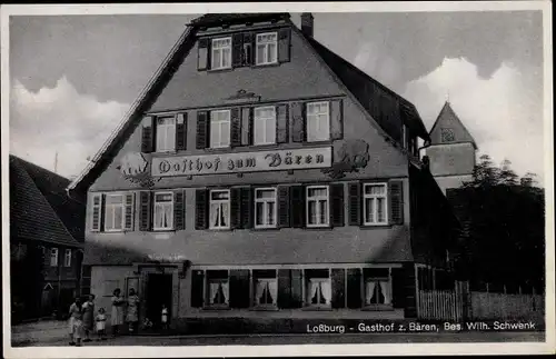 Ak Loßburg im Kreis Freudenstadt, Gasthof zum Bären