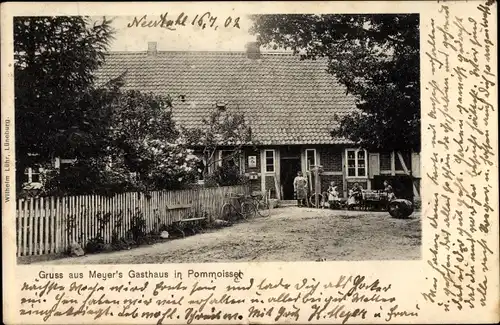 Ak Pommoissel Nahrendorf Niedersachsen, Meyer's Gasthaus