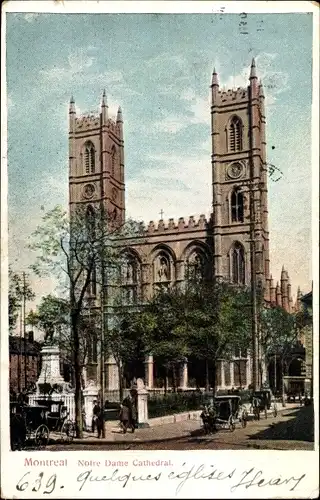 Ak Montreal Québec Kanada, Notre Dame Cathedral