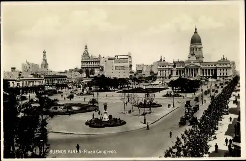 Ak Buenos Aires Argentinien, Plaza Congreso