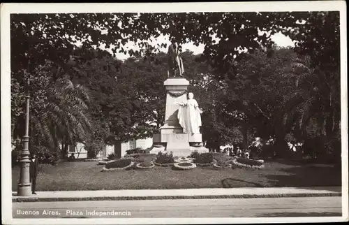 Ak Buenos Aires Argentinien, Plaza Independencia