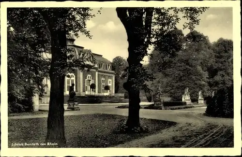 Ak Benrath Düsseldorf am Rhein, Schloss