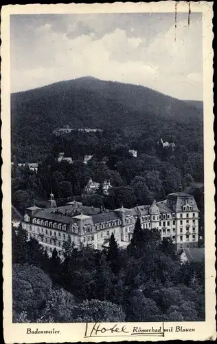 Ak Badenweiler am Schwarzwald, Römerbad mit Blauen