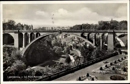 Ak Luxemburg, Le Pont Adolphe