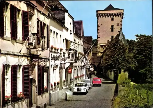 Ak Zons Dormagen Niederrhein, Wachturm, Stadtpartie