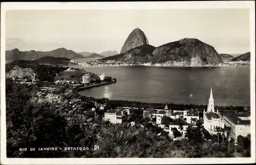 Ak Rio de Janeiro Brasilien, Botafogo, Panorama