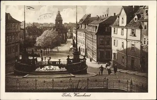 Ak Gotha im Thüringer Becken, Wasserkunst