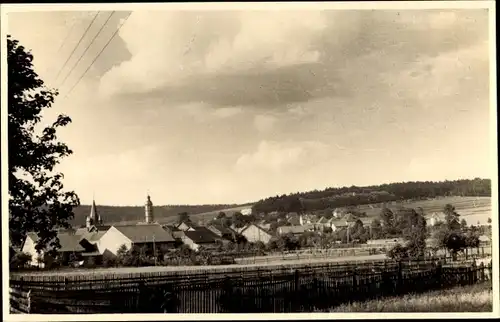 Ak Lutherstadt Eisenach in Thüringen, Panorama vom Ort