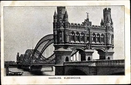 Ak Hamburg, Elbbrücke