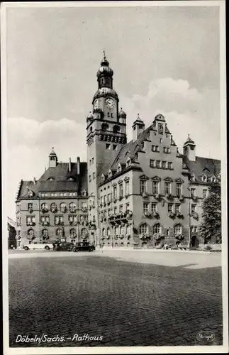 Ak Döbeln in Sachsen, Rathaus