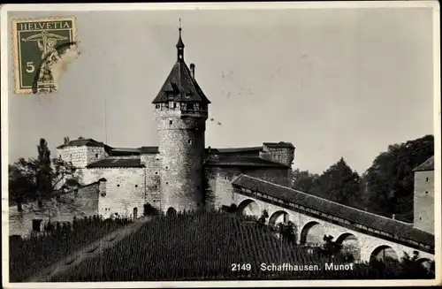 Ak Schaffhausen Stadt Schweiz, Munot