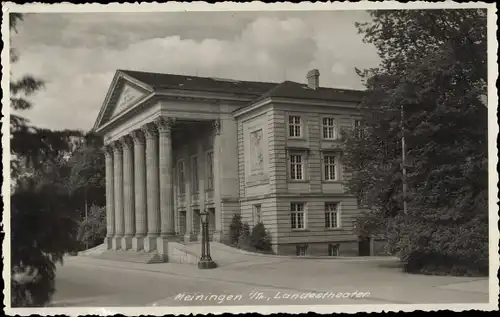 Foto Ak Meiningen in Südthüringen, Landestheater