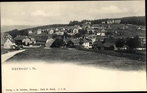 Ak Oberhof im Thüringer Wald, Blick auf den Ort