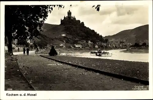 Ak Cochem im Landkreis Cochem Zell Rheinland Pfalz, Stadtpartie