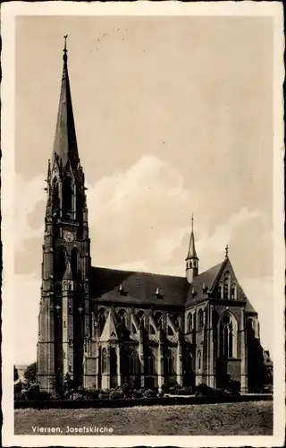 Ak Viersen in Nordrhein Westfalen, Josefskirche