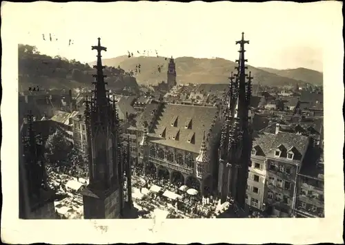Ak Freiburg im Breisgau, Blick auf die Stadt