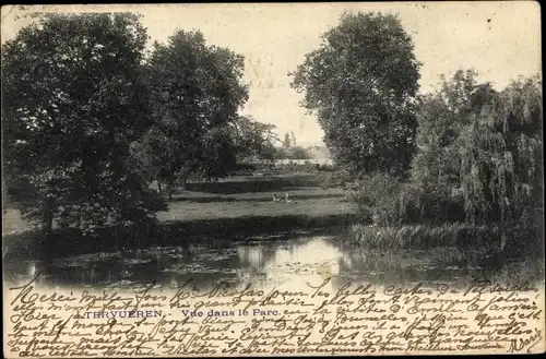 Ak Tervuren Flandern Flämisch Brabant, Vue dans le Parc