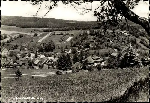 Ak Altenfeld Thüringen, Totalansicht vom Ort