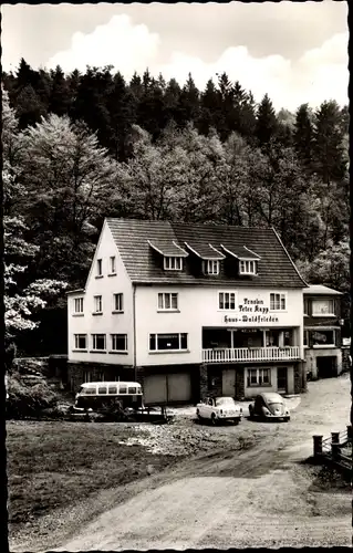 Ak Vierbachermühle Waldbröl im Oberbergischen Kreis, Haus Waldfrieden