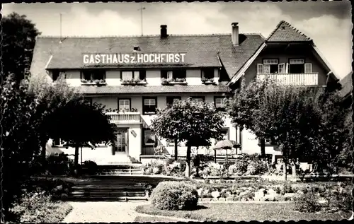 Ak Saig Lenzkirch im Schwarzwald, Gasthof zum Hochfirst