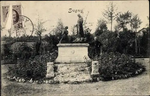 Ak Sugny Wallonien Namur, Denkmal