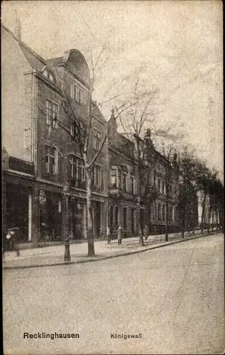 Ak Recklinghausen im Ruhrgebiet, Königswall