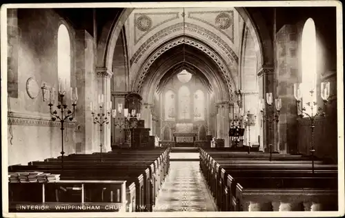 Ak Whippingham Isle of Wight, Church, Interior