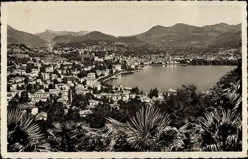 Ak Lugano Kt. Tessin Schweiz, Panorama