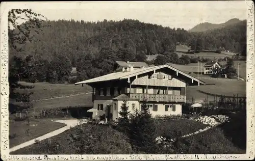 Ak Berchtesgaden in Oberbayern, Haus Sonneck beim Bergwerk