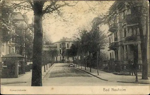 Ak Bad Nauheim in Hessen, Bismarckstraße