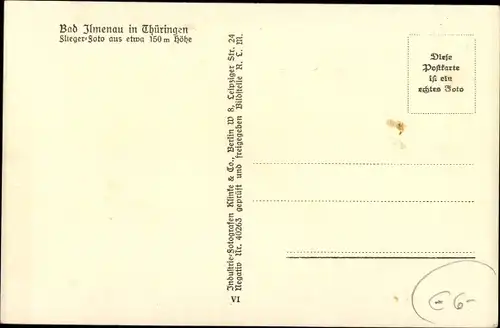 Ak Ilmenau in Thüringen, Totalansicht