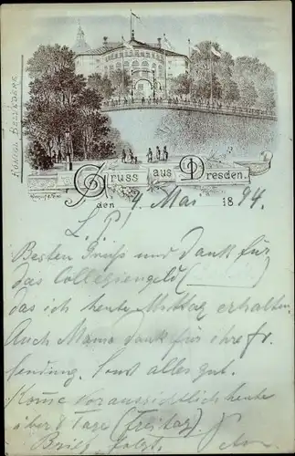 Vorläufer Litho Dresden, Königl. Belvedere