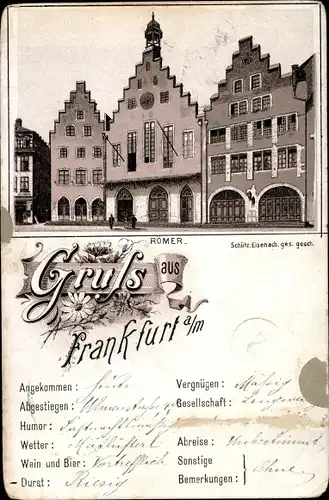 Litho Frankfurt am Main, Römer