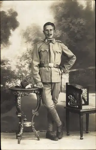 Foto Ak Kuk Gebirgsjäger in Uniform, Portrait