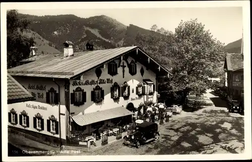 Ak Oberammergau in Oberbayern, Hotel und Gasthof Alte Post